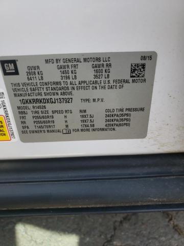 Photo 10 from auction – 2016 GMC ACADIA SLT with VIN 1GKKRRKDXGJ137927