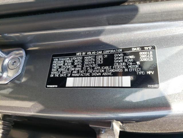 Photo 10 from auction – 2018 VOLVO XC90 T6 with VIN YV4A22PL1J1341250
