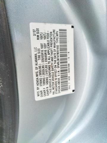 Photo 10 from auction – 2007 HONDA ODYSSEY EX with VIN 5FNRL38747B051692