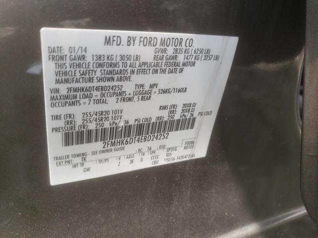 Photo 10 from auction – 2014 FORD FLEX LIMIT with VIN 2FMHK6DT4EBD24252