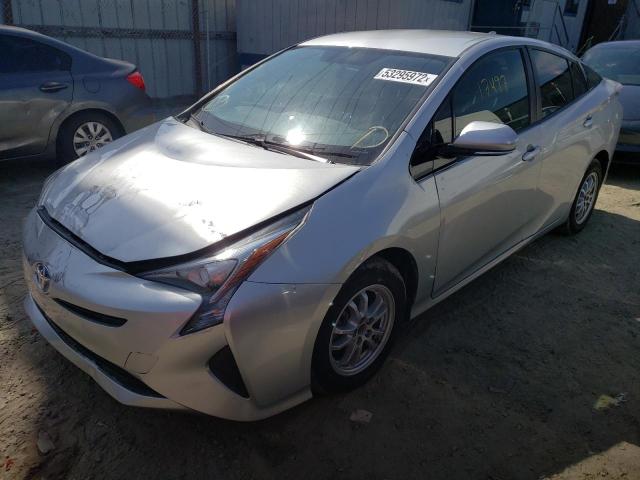Photo 2 from auction – 2016 TOYOTA PRIUS with VIN JTDKARFU6G3511435