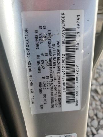 Photo 10 from auction – 2009 MAZDA 3 I with VIN JM1BK32F491249012