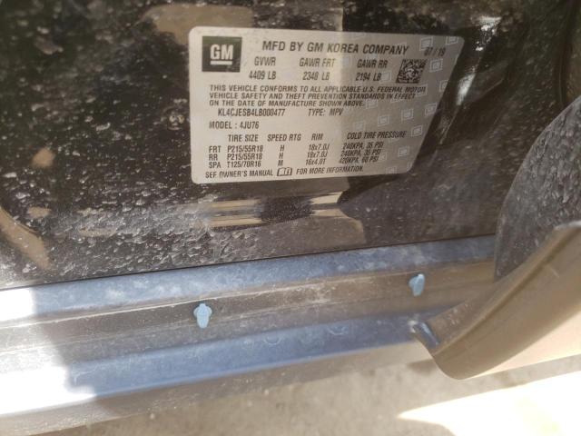 Photo 10 from auction – 2020 BUICK ENCORE PRE with VIN KL4CJESB4LB000477