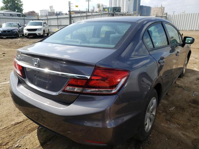 Photo 4 from auction – 2015 HONDA CIVIC LX with VIN 2HGFB2F5XFH502863