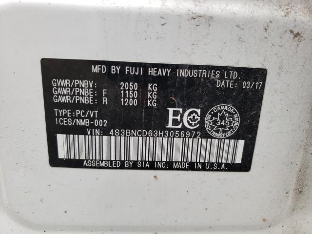 Photo 10 from auction – 2017 SUBARU LEGACY 2.5 with VIN 4S3BNCD63H3056972