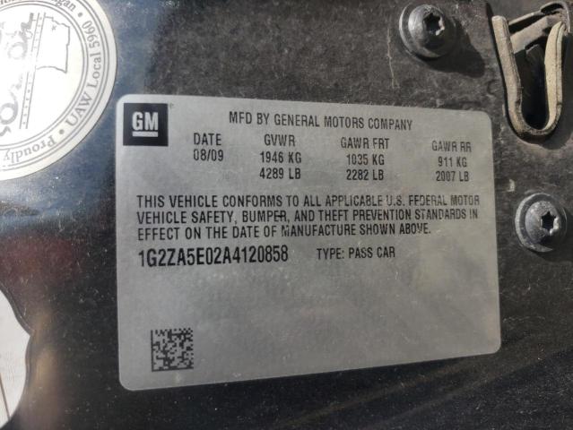 Photo 10 from auction – 2010 PONTIAC G6 with VIN 1G2ZA5E02A4120858