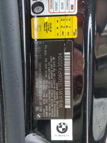 Photo 10 from auction – 2008 BMW 328 I with VIN WBAWL13508PX20204