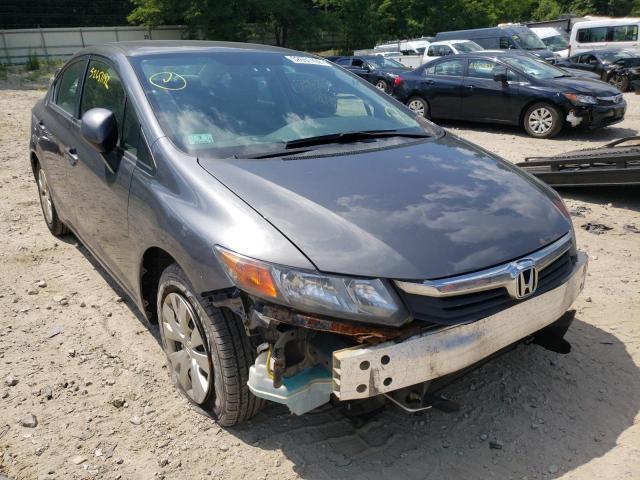 HONDA CIVIC LX 2012 with VIN 2HGFB2F5XCH318907 - Photo from auction