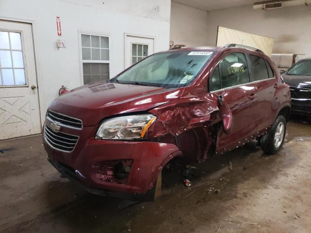 Photo 2 from auction – 2016 CHEVROLET TRAX 1LT with VIN 3GNCJPSB8GL123986
