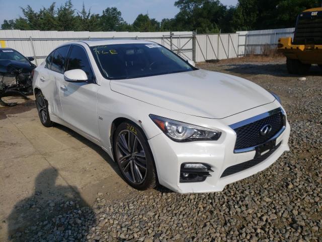 INFINITI Q50 PREMIU 2016 with VIN JN1EV7AR3GM345607 - Photo from auction