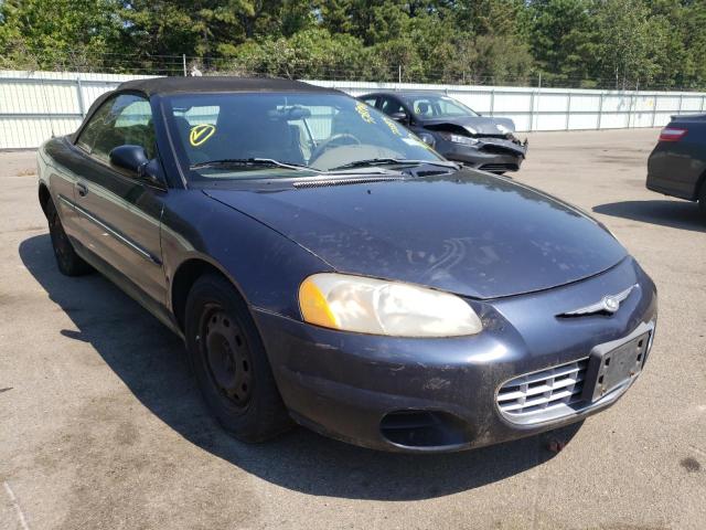 CHRYSLER SEBRING LX 2002 with VIN 1C3EL45X92N278819 - Photo from auction