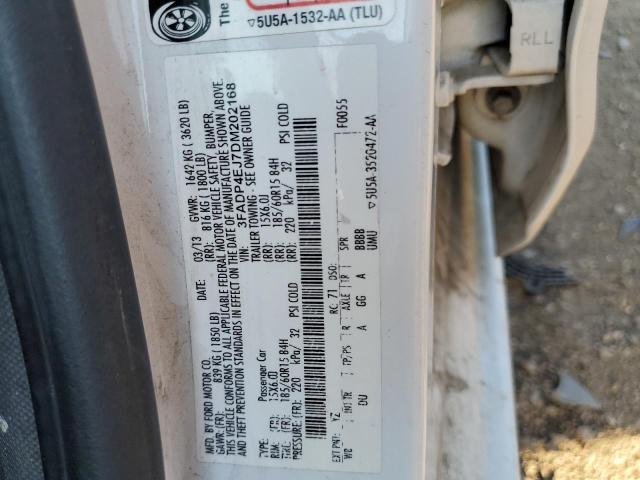 Photo 10 from auction – 2013 FORD FIESTA SE with VIN 3FADP4EJ7DM202168