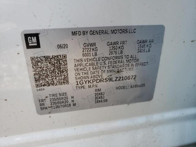 Photo 10 from auction – 2020 CADILLAC XT6 PREMIU with VIN 1GYKPDRS9LZ210672