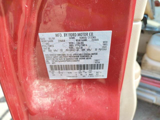 Photo 10 from auction – 2009 FORD ESCAPE LIM with VIN 1FMCU94G79KC34470