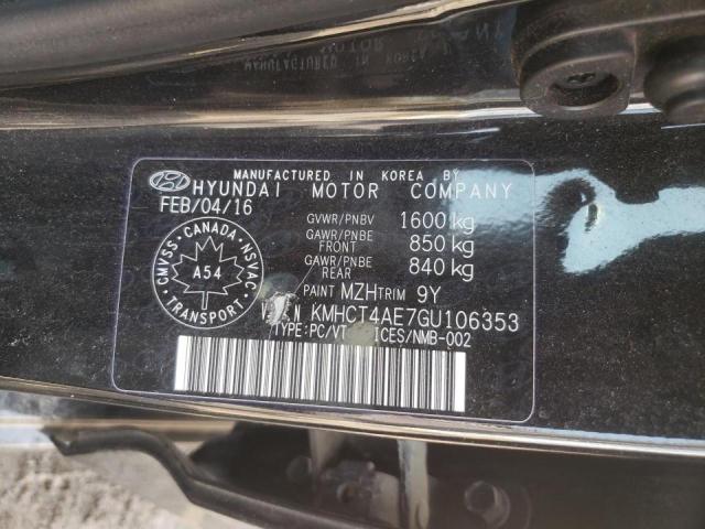 Photo 10 from auction – 2016 HYUNDAI ACCENT SE with VIN KMHCT4AE7GU106353