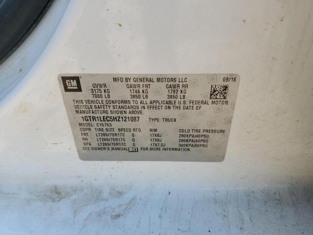 Photo 10 from auction – 2017 GMC SIERRA C15 with VIN 1GTR1LEC5HZ121087