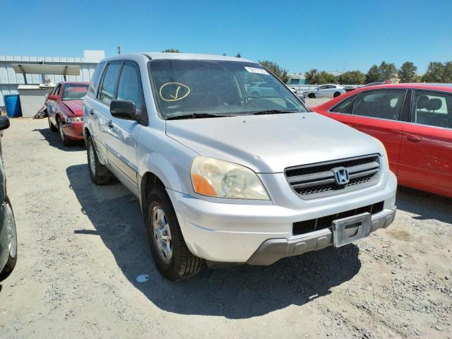 HONDA PILOT LX 2003 with VIN 2HKYF18183H541633 - Photo from auction