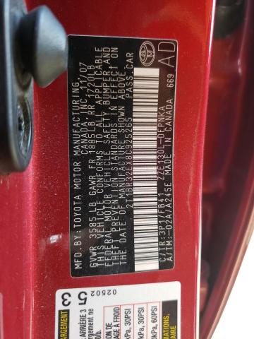 Photo 10 from auction – 2008 TOYOTA COROLLA CE with VIN 2T1BR32EX8C925265