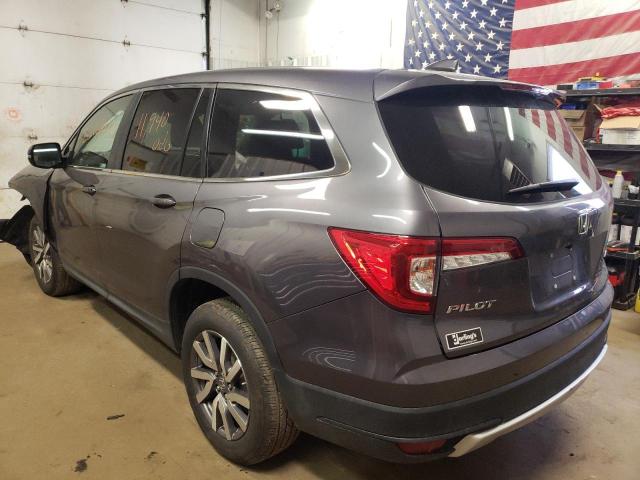 Photo 3 from auction – 2021 HONDA PILOT EXL with VIN 5FNYF6H52MB102301