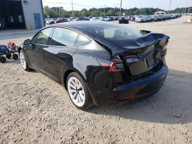 Photo 3 from auction – 2022 TESLA MODEL 3 with VIN 5YJ3E1EB6NF189812