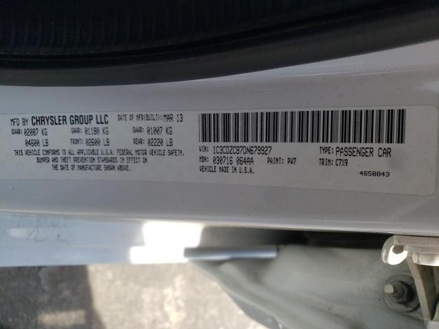 Photo 10 from auction – 2013 DODGE AVENGER with VIN 1C3CDZCB7DN679927