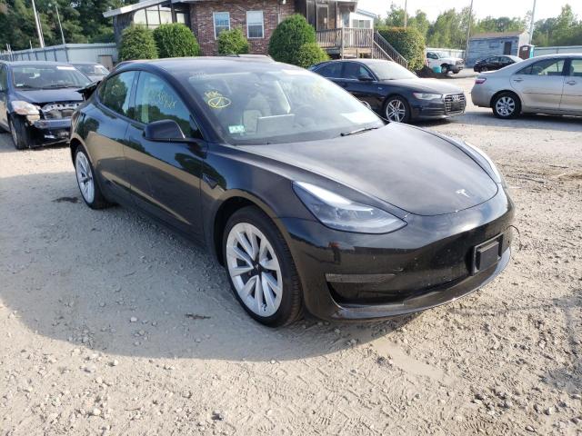 TESLA MODEL 3 2022 with VIN 5YJ3E1EB6NF189812 - Photo from auction