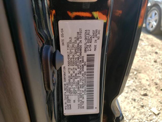 Photo 10 from auction – 2004 TOYOTA 4RUNNER LI with VIN JTEBU17R340047306