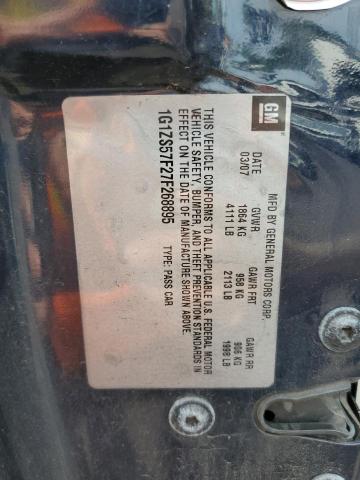 Photo 10 from auction – 2007 CHEVROLET MALIBU LS with VIN 1G1ZS57F27F268895