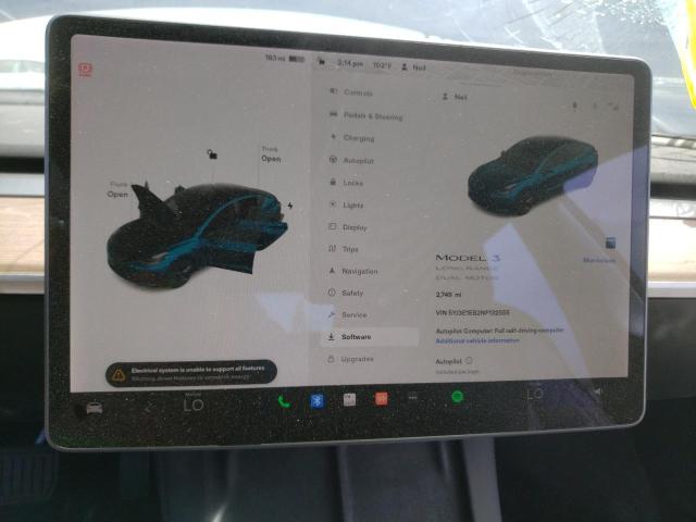 Photo 9 from auction – 2022 TESLA MODEL 3 with VIN 5YJ3E1EB2NF132555
