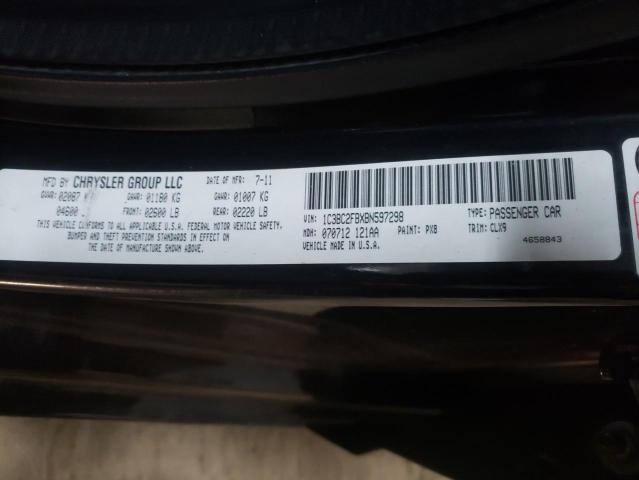 Photo 10 from auction – 2011 CHRYSLER 200 LIMITE with VIN 1C3BC2FBXBN597298
