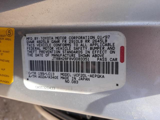 Photo 10 from auction – 1997 LEXUS LS 400 with VIN JT8BH28F8V0083351