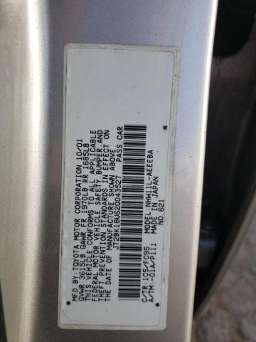 Photo 10 from auction – 2002 TOYOTA PRIUS with VIN JT2BK18U620043527