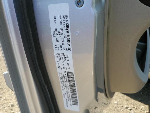 Photo 10 from auction – 2012 DODGE GRAND CARA with VIN 2C4RDGCG8CR323901
