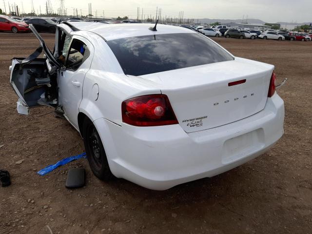 Photo 3 from auction – 2014 DODGE AVENGER SE with VIN 1C3CDZABXEN223361