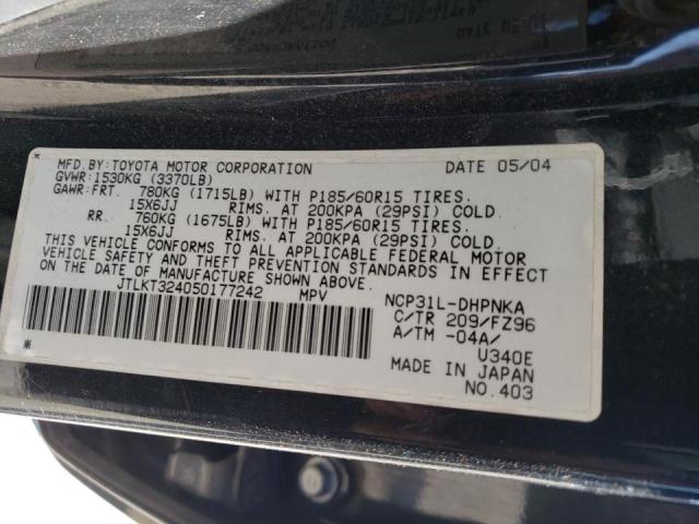 Photo 10 from auction – 2005 SCION XB with VIN JTLKT324050177242