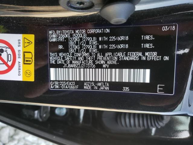 Photo 10 from auction – 2018 LEXUS NX 300 BAS with VIN JTJBARBZ2J2173706