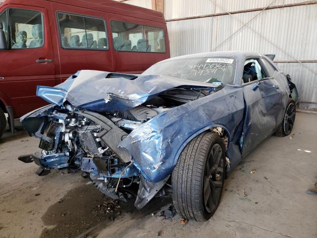 Photo 2 from auction – 2022 DODGE CHALLENGER with VIN 2C3CDZAG0NH143717
