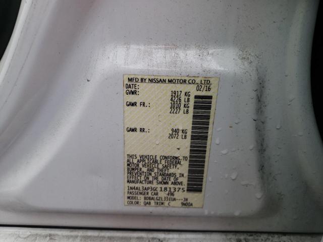 Photo 10 from auction – 2016 NISSAN ALTIMA 2.5 with VIN 1N4AL3AP3GC181375