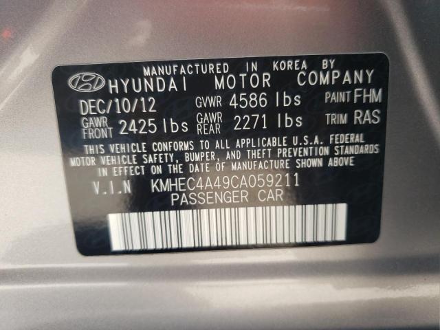 Photo 10 from auction – 2012 HYUNDAI SONATA HYB with VIN KMHEC4A49CA059211