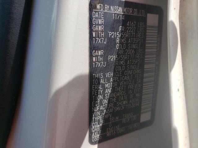 Photo 10 from auction – 2015 NISSAN JUKE S with VIN JN8AF5MV3FT553694