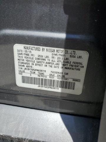 Photo 10 from auction – 2015 INFINITI Q50 BASE with VIN JN1BV7AR2FM408715