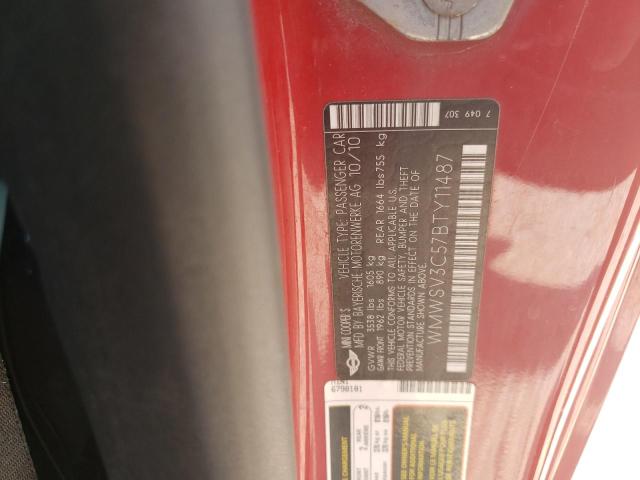 Photo 10 from auction – 2011 MINI COOPER S with VIN WMWSV3C57BTY11487