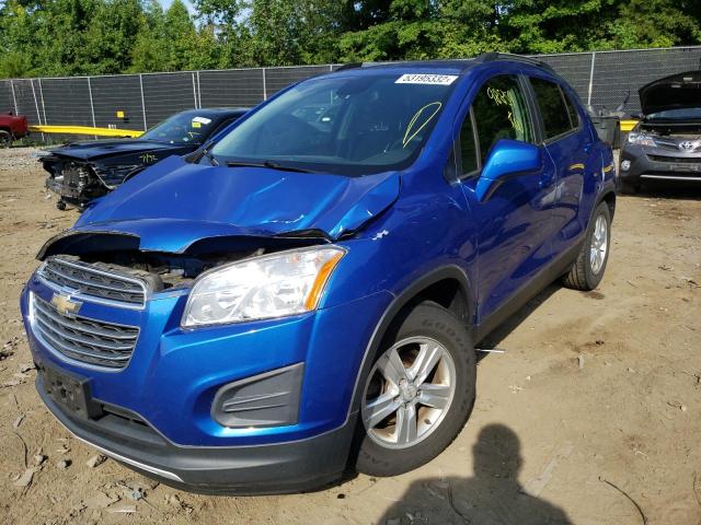 Photo 2 from auction – 2016 CHEVROLET TRAX 1LT with VIN KL7CJLSB0GB668015