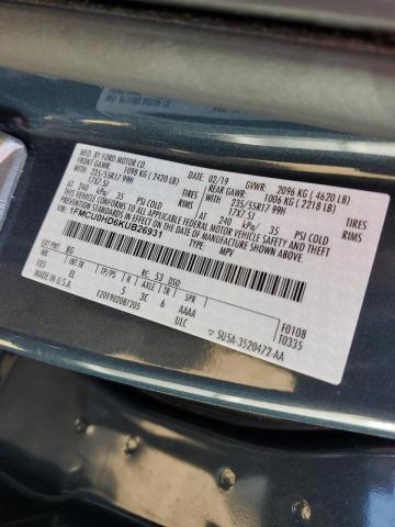 Photo 10 from auction – 2019 FORD ESCAPE SEL with VIN 1FMCU0HD6KUB26931