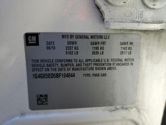 Photo 10 from auction – 2011 BUICK LACROSSE C with VIN 1G4GE5ED5BF104844
