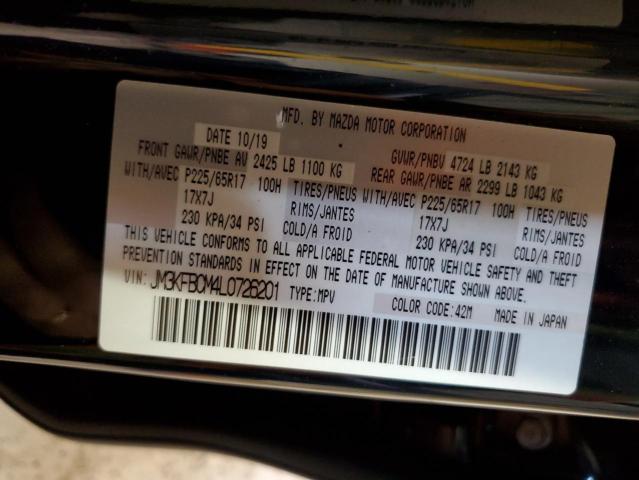 Photo 10 from auction – 2020 MAZDA CX-5 TOURI with VIN JM3KFBCM4L0726201