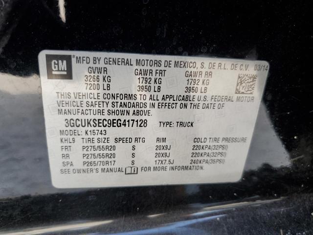 Photo 10 from auction – 2014 CHEVROLET SILVERADO with VIN 3GCUKSEC9EG417128