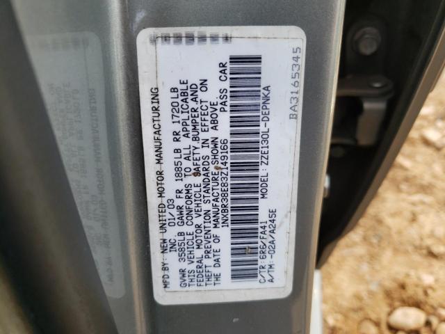 Photo 10 from auction – 2003 TOYOTA COROLLA CE with VIN 1NXBR38E83Z149166