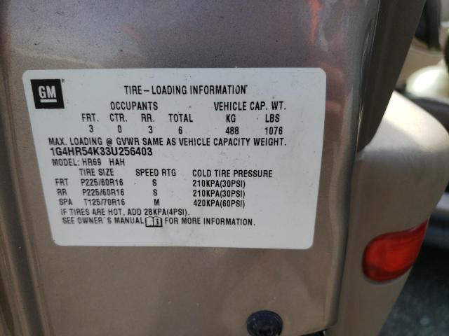 Photo 10 from auction – 2003 BUICK LESABRE LI with VIN 1G4HR54K33U256403