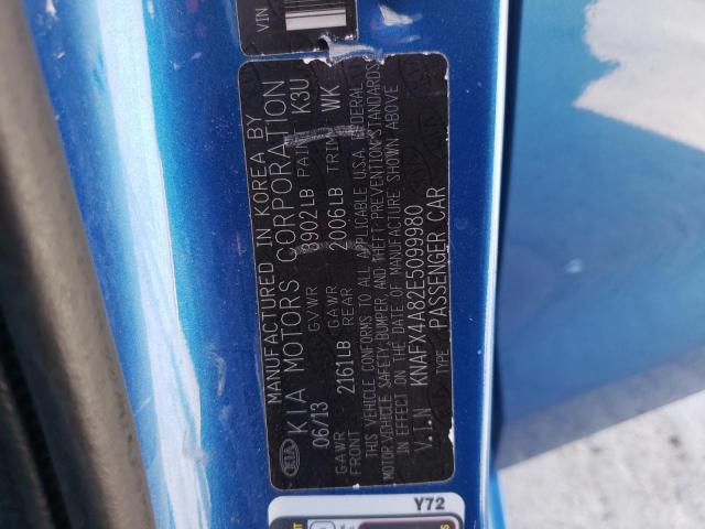 Photo 10 from auction – 2014 KIA FORTE EX with VIN KNAFX4A82E5099980